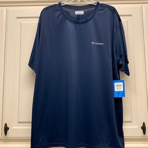 XXL NWT Navy Columbia Omni-wick T-shirt